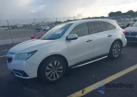 2016 Acura Mdx Technology Entertainment Packages/Technology, Entertainment Acurawatch Plus Packages from USA, damaged, VIN 5FRYD4H63GB028487